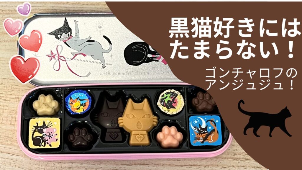 黒猫好きにはたまらない！ゴンチャロフのアンジュジュ！