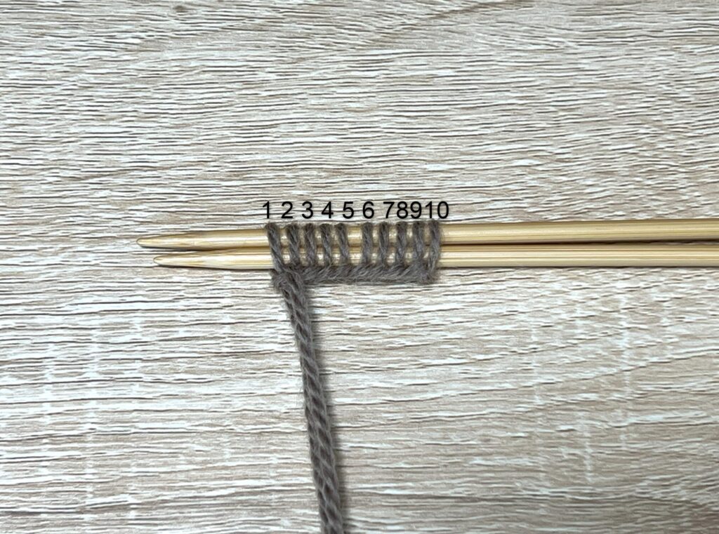 作り目数え方