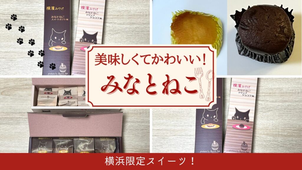 美味しくてかわいい！横浜限定スイーツ【みなとねこ】