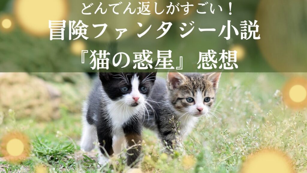 どんでん返しがすごい！冒険ファンタジー小説『猫の惑星』感想