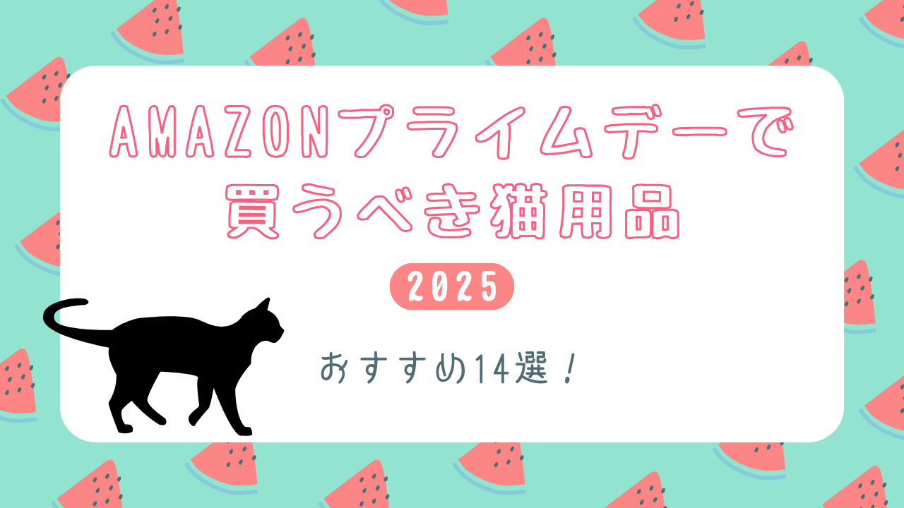 【2025】Amazonプライムデーで買うべき猫用品おすすめ14選！