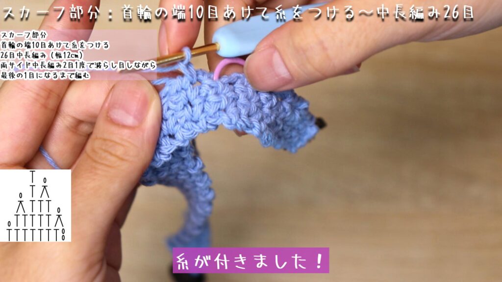 糸が付きました！