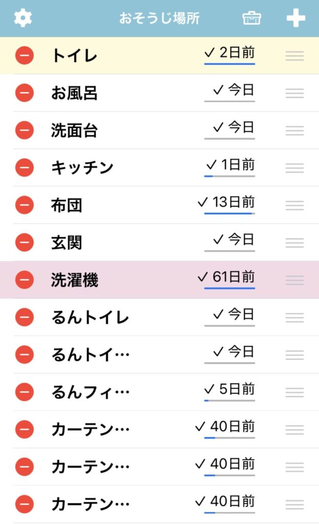 おそうじログ