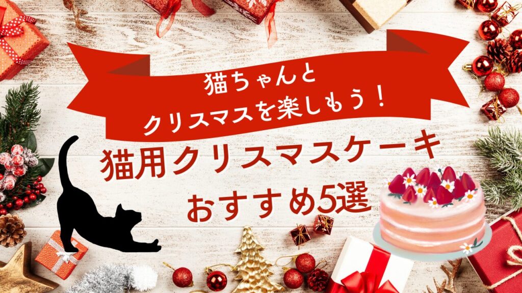 猫ちゃんとクリスマスを楽しもう！猫用クリスマスケーキおすすめ5選