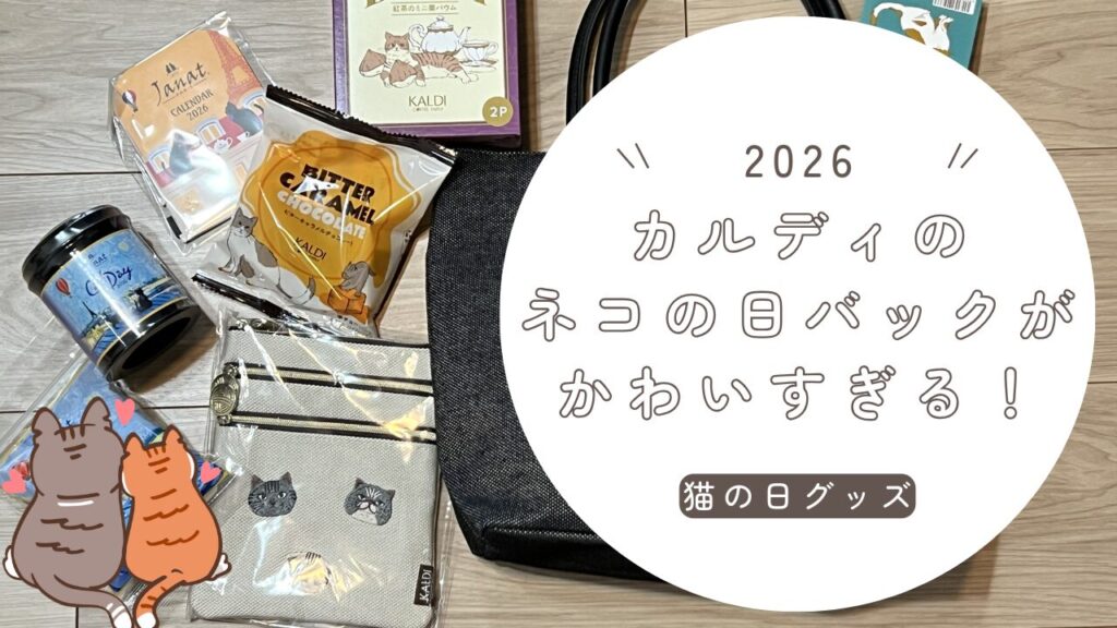カルディのネコの日バックがかわいすぎる！【2026】