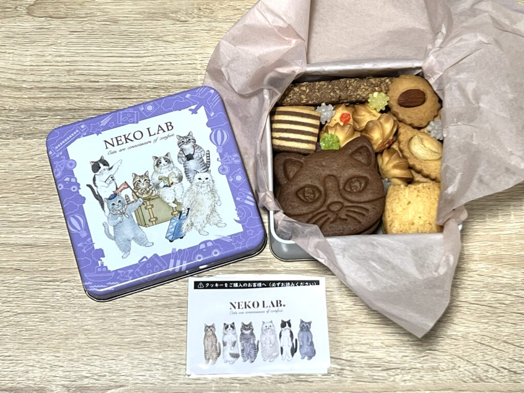 NEKO LABのクッキー缶