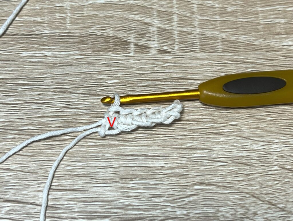 細編み表裏
