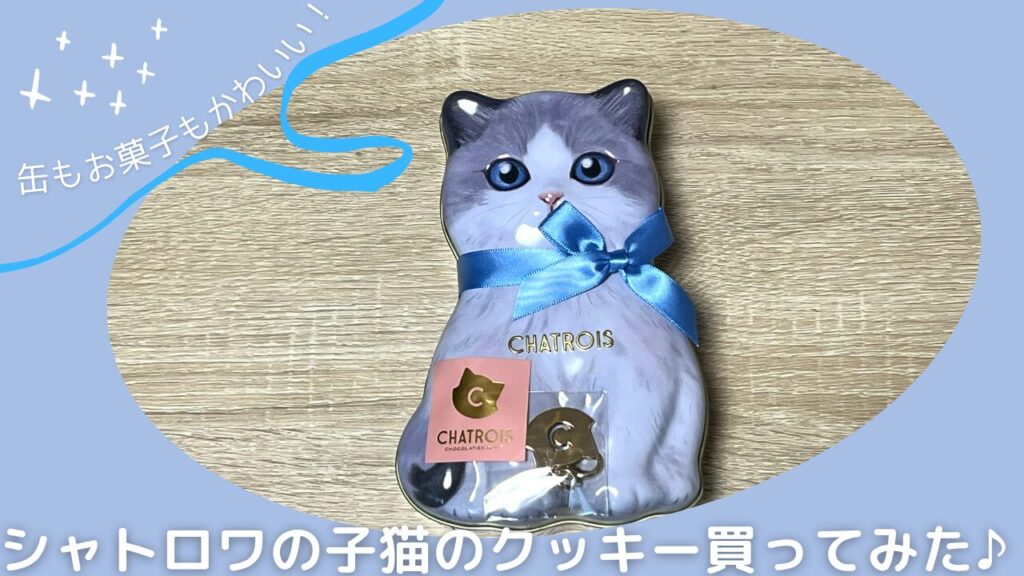 缶もお菓子もかわいい！シャトロワの子猫のクッキー買ってみた♪